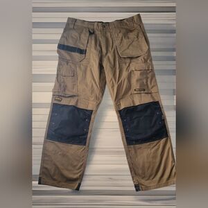 Dewalt Pro Tradesman Tan Stretch  Work Pants Sz 36×31
